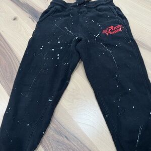 Disney Black Joggers with Red and White Accents